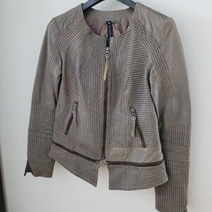 ImprovD Lamb Leather Moto Jacket